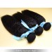 Brazilian virgin hair with lace closure,Brazilian kinky straight  with bundles,3 bundles with 4x4 lace closure 